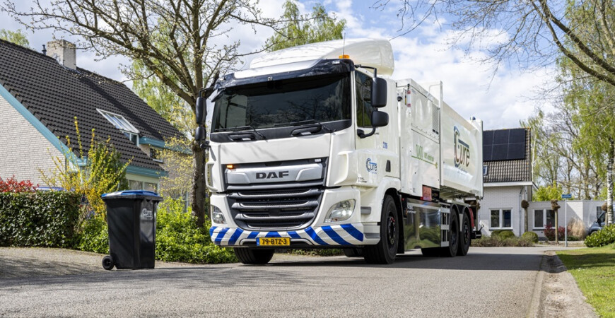 14 popolnoma električnih vozil DAF za zbiranje odpadkov