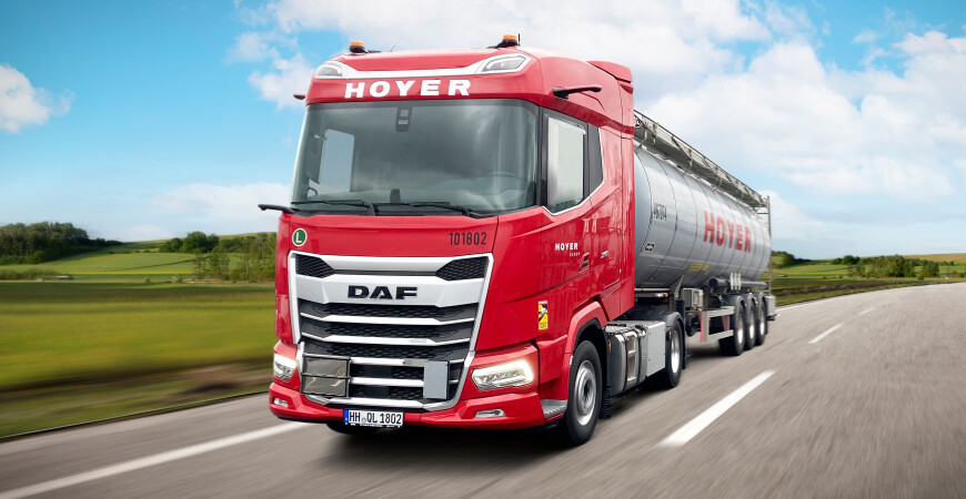 165 vlačilcev DAF XG za globalnega prevoznika tekočin HOYER