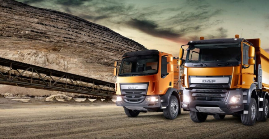 DAF je predstavil novo serijo vozil LF in CF Euro 6 za gradbeništvo