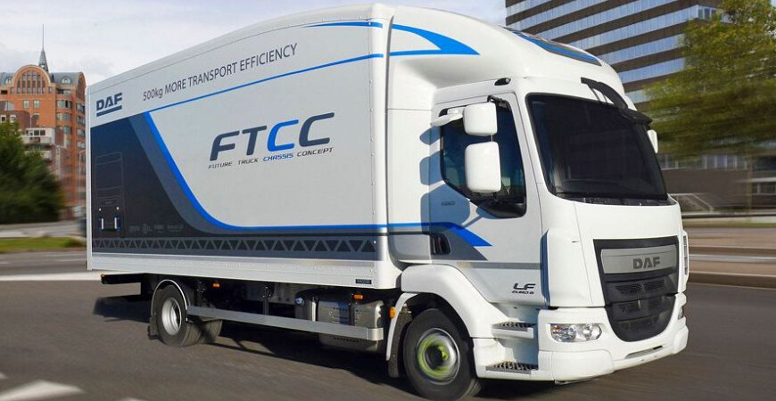 DAF je razkril koncept šasije tovornjaka prihodnosti (FTCC)