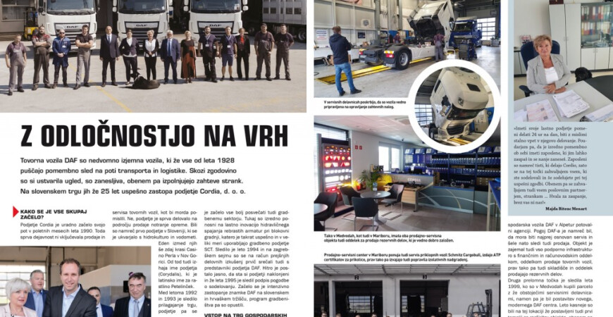 Leta sodelovanja z revijo Transport in Logistika